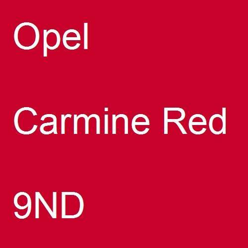 Opel, Carmine Red, 9ND.